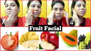 fruit facial at home in hindi