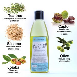soulflower टी ट्री स्कैल्प एंड एंटीडैंड्रफ oil